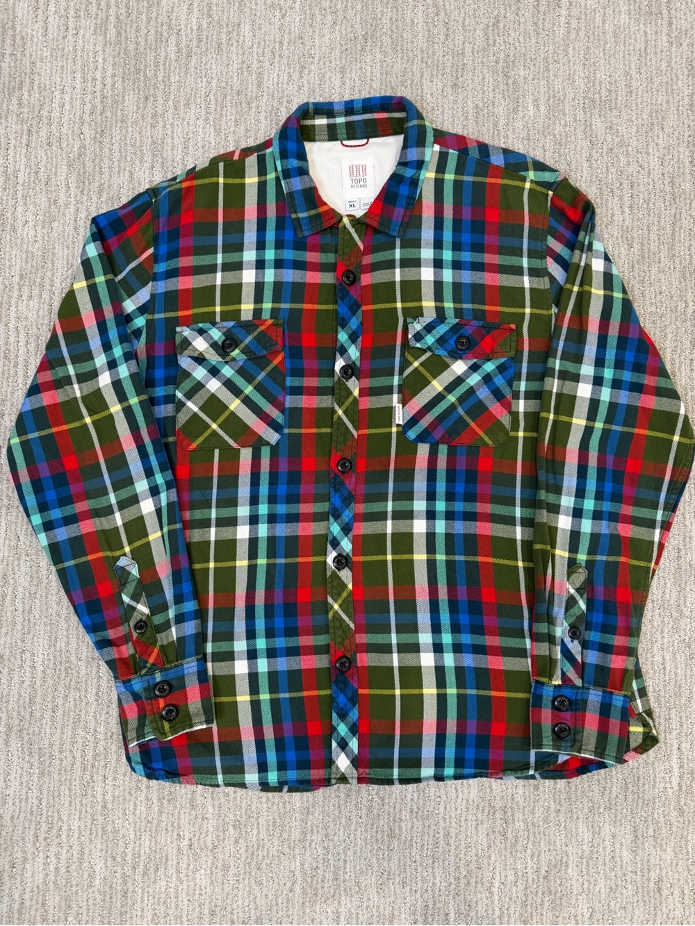Topo Designs Plaid Field Shirt Button-Down